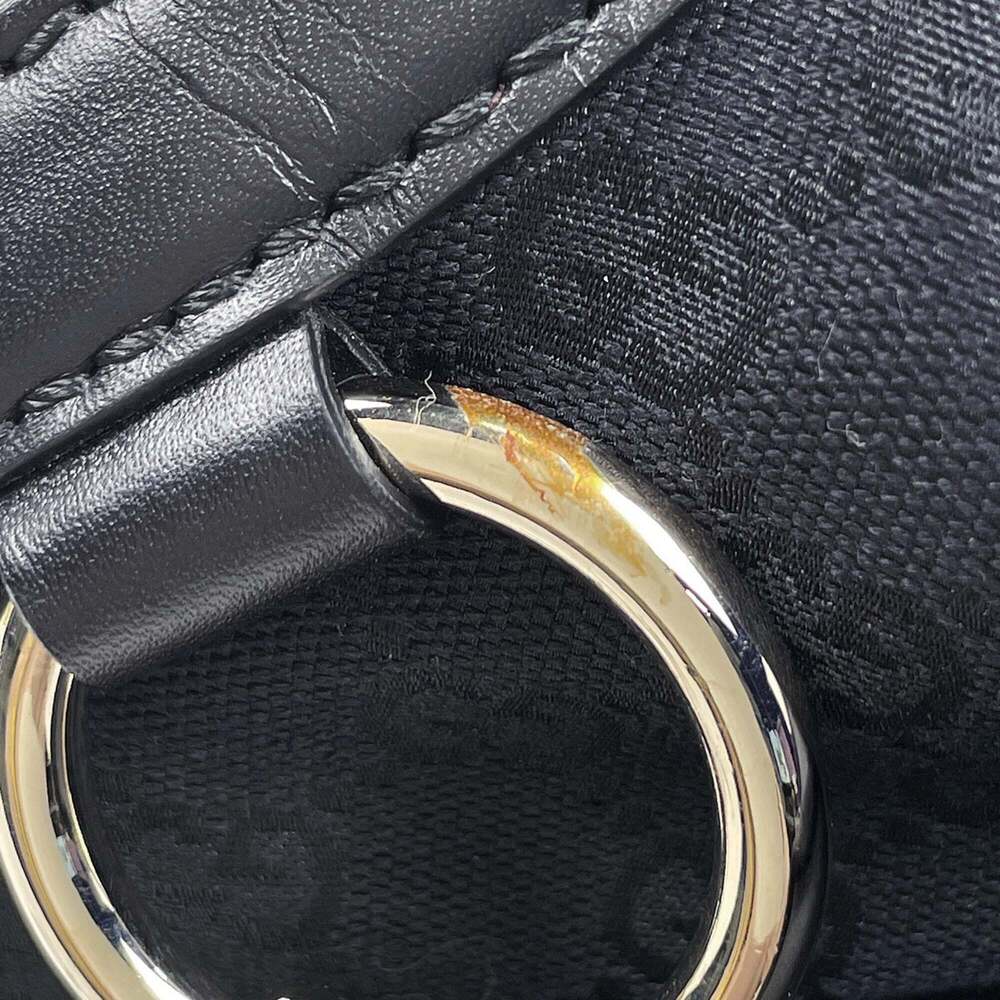 GUCCI Black Canvas Tote Bag - Picture 4 of 11